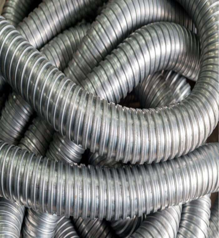 PVC Coated and Simple GI Flexible Pipes